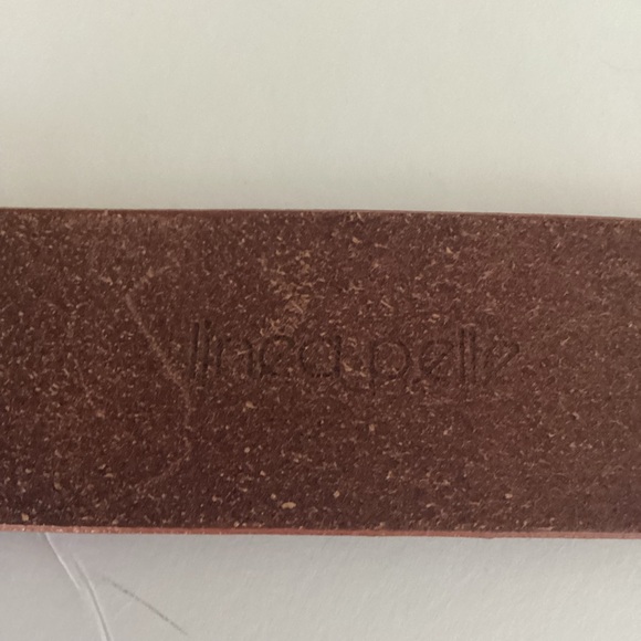 Linea Pelle Waist Belt Small Genuine Leather Horseshoe Buckle Brown - Picture 6 of 15